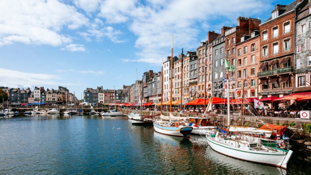 old dock honfleur france picture id844088332